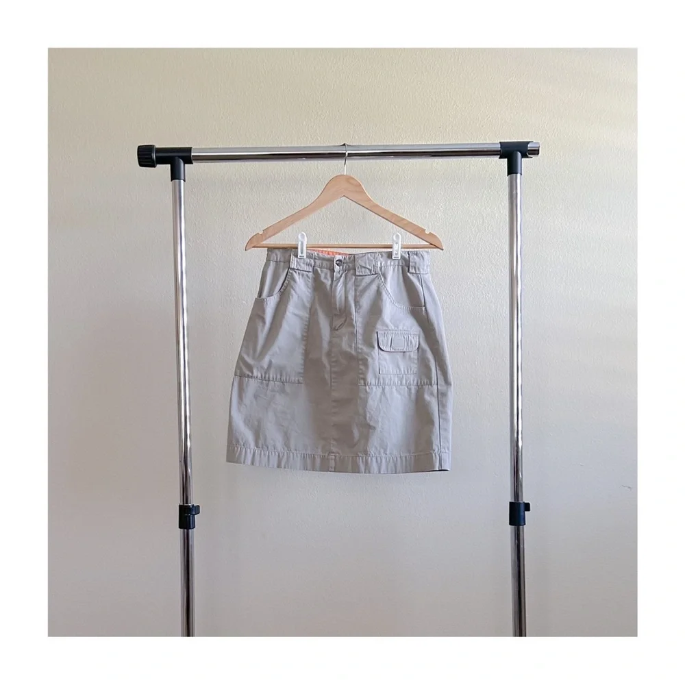 EDDIE BAUER Khaki Cargo Skirt - Picture 1 of 11